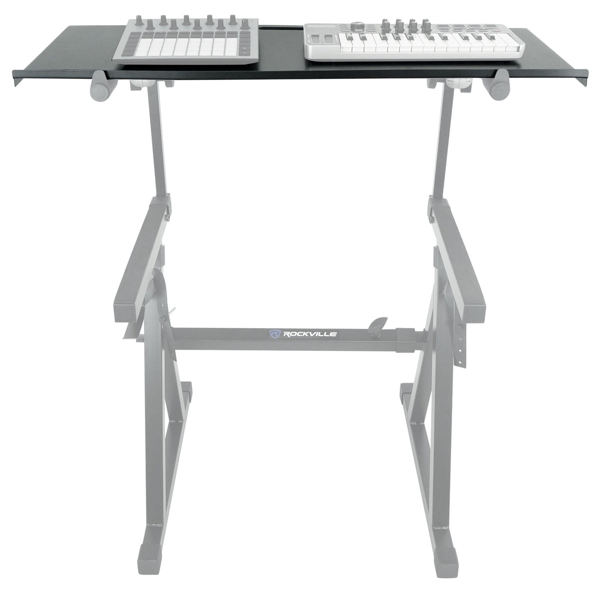 2-Tier X-Stand Keyboard or DJ Stand with Quick Release and Shelf I923