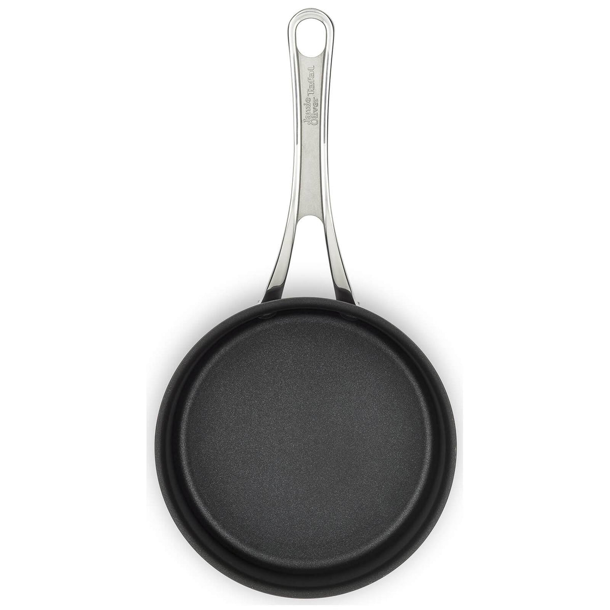 Black Hard Anodised Saucepan with Lid N413