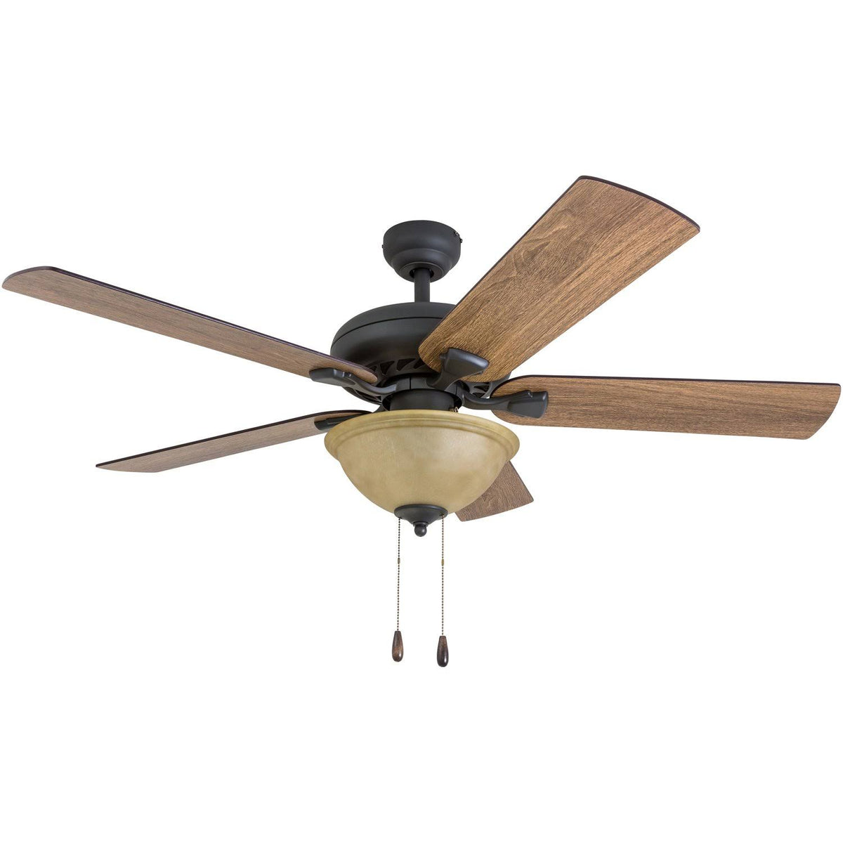 Aged Bronze Ceiling Fan with Light A50386