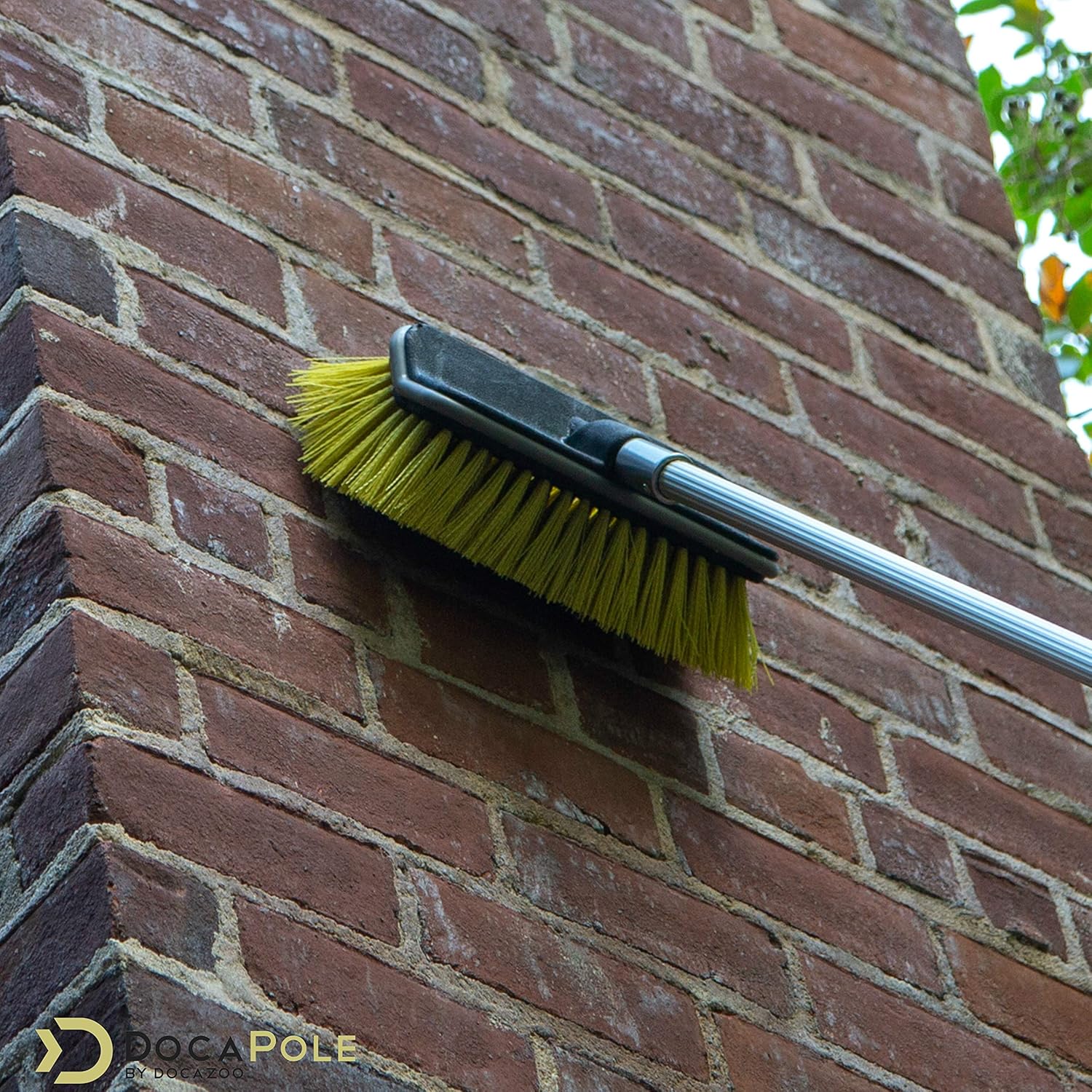 6-24 Foot Hard Bristle Brush Extension Pole with Telescopic Pole N512