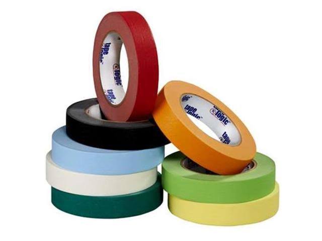 Light Green Colored Masking Tape, 1/2x22 x 60 Yards, Case of 72 Rolls N9022