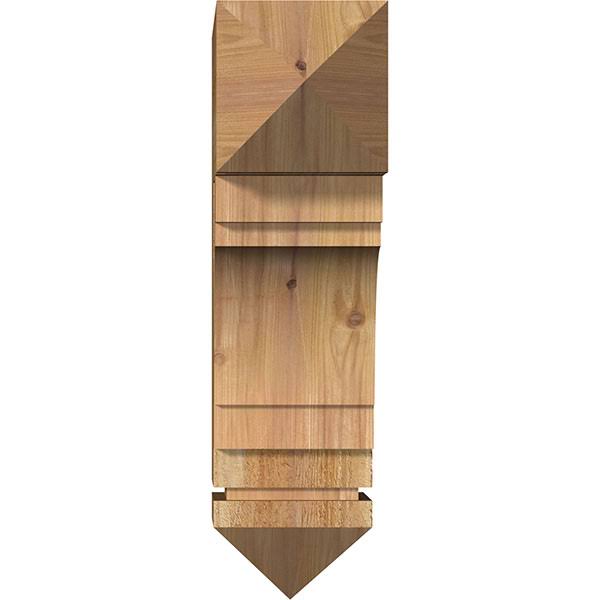 6x22W x 18x22D x 22x22H Rough Sawn Western Red Cedar Bracket G87261