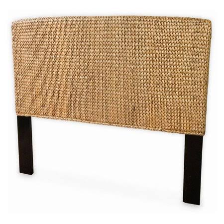 King Beige Seagrass Headboard L207