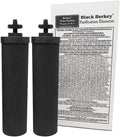 Black Berkey Purification Elements Water Purifier Replacement Filters (Pack of 2) S698