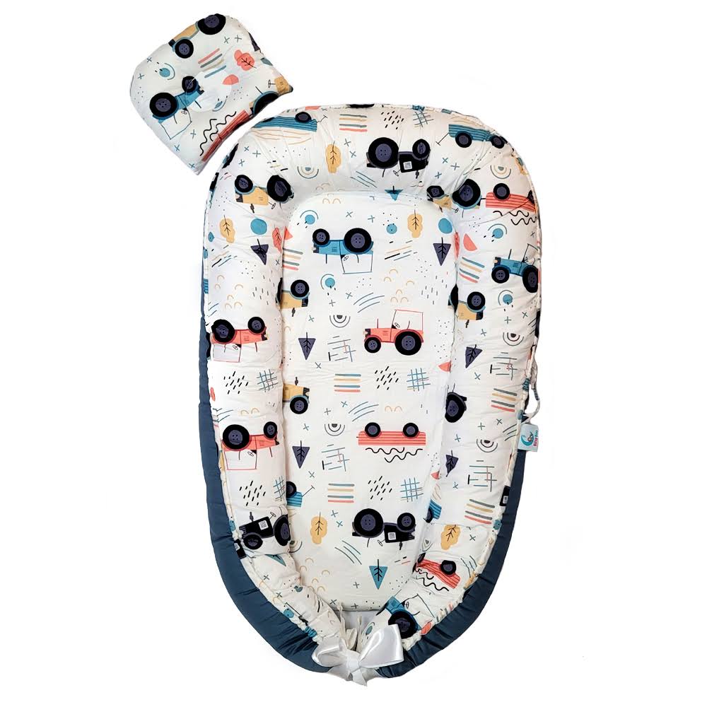 Blue Newborn Bed Nest Baby Lounger U3227