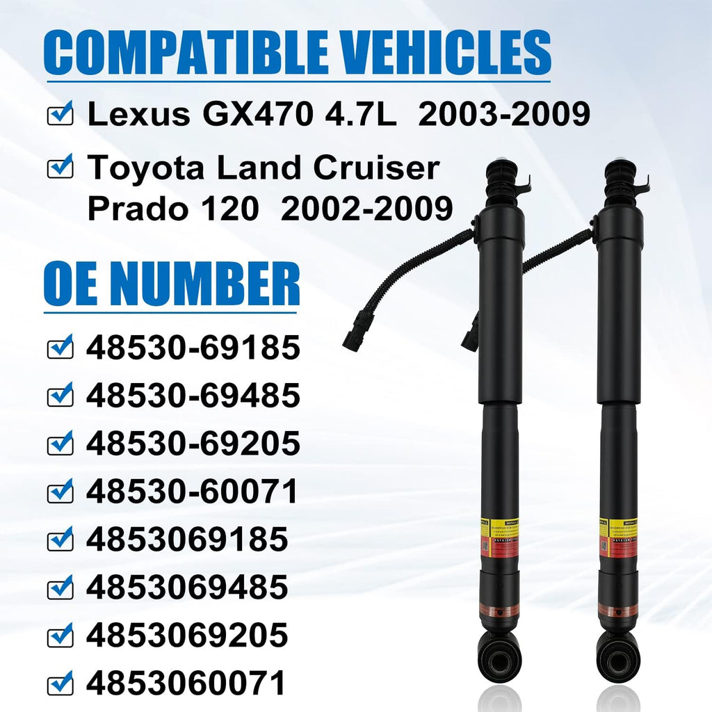 Pair Front Shocks Absorber J4544