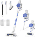 Cordless Stick Vacuum Cleaner with 25Kpa Suction, 2 Batteries, 70 Mins Runtime, 10 in 1 Lightweight Handheld Vacuum M223