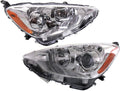 Headlight Assembly Pair for Toyota Prius-C 2012 2013 2014 A36439