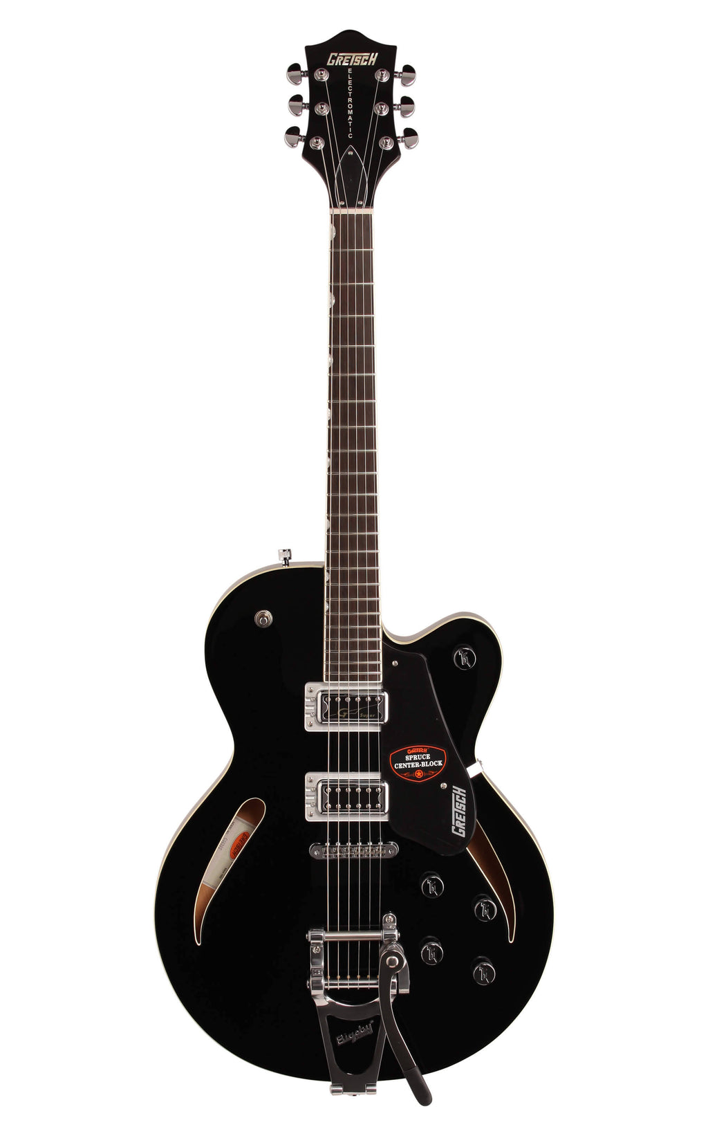 Black Electromatic Center-Block Guitar C648