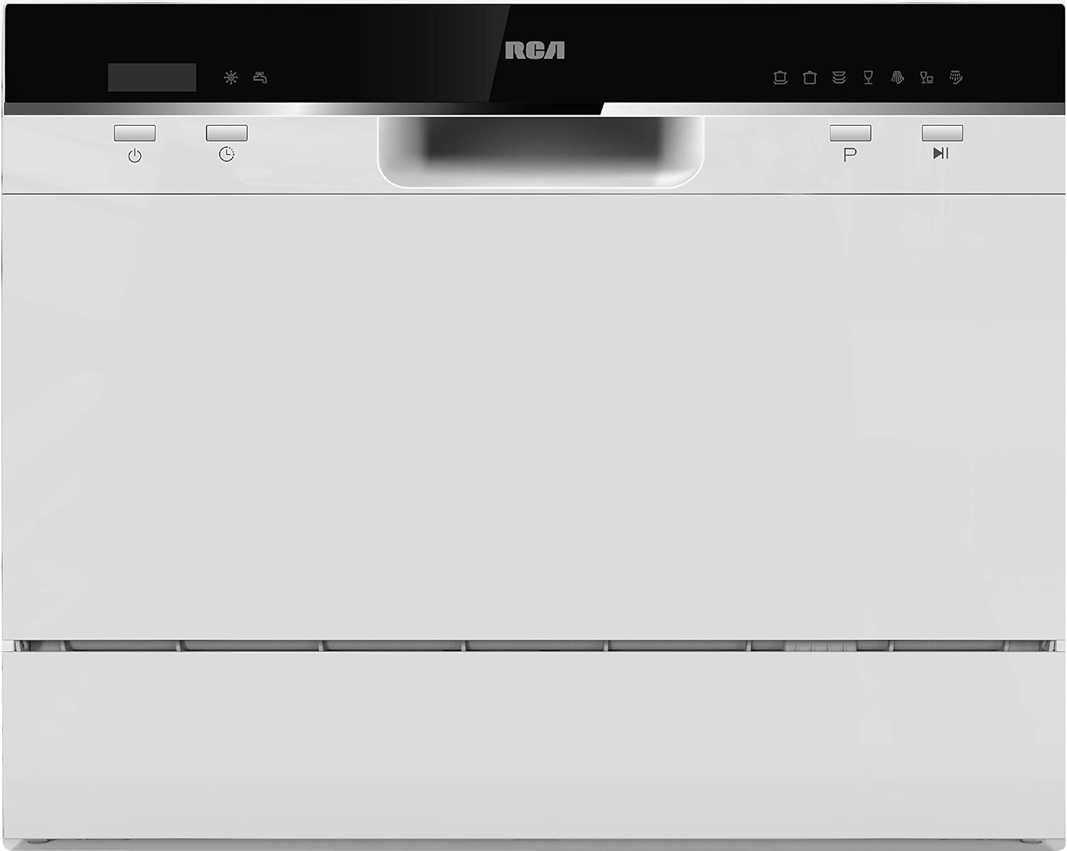 White Counter Top Portable Dishwasher I727565