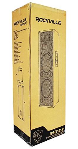 Dual 12x22 2000 Watt 3-Way 4-Ohm Passive PA Speaker E48243