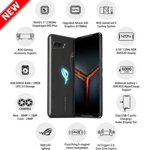 128GB Unlocked Gaming Phone Black X48517