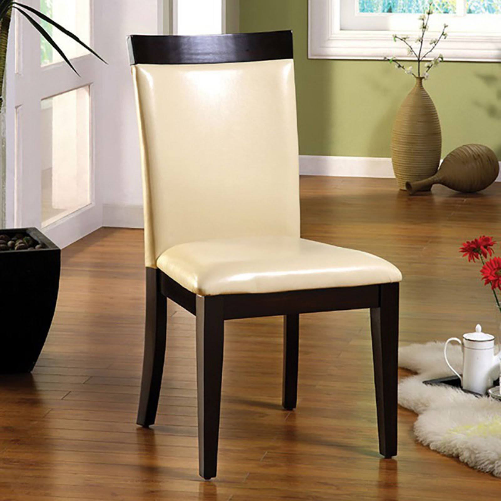 Espresso Finish Side Chair, Set of 2 O491