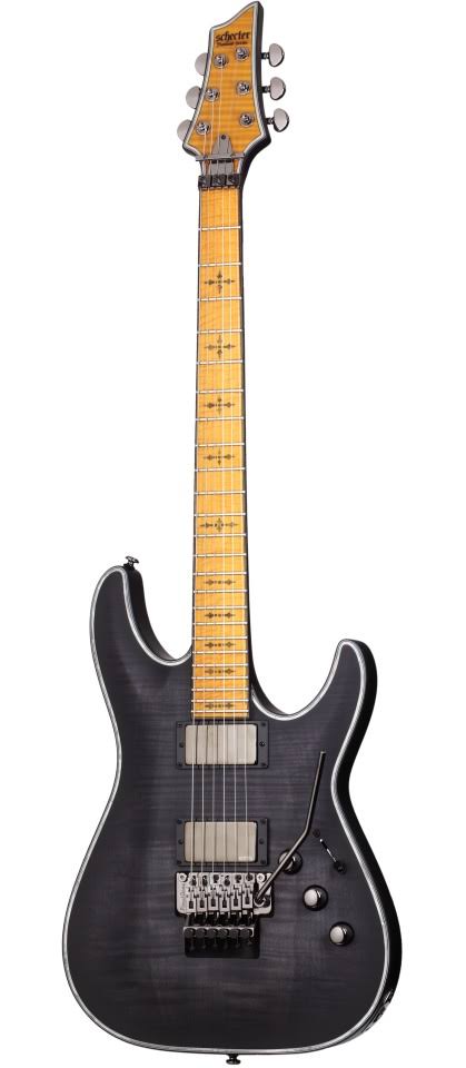 See-Thru Black Satin Electric Guitar O3556