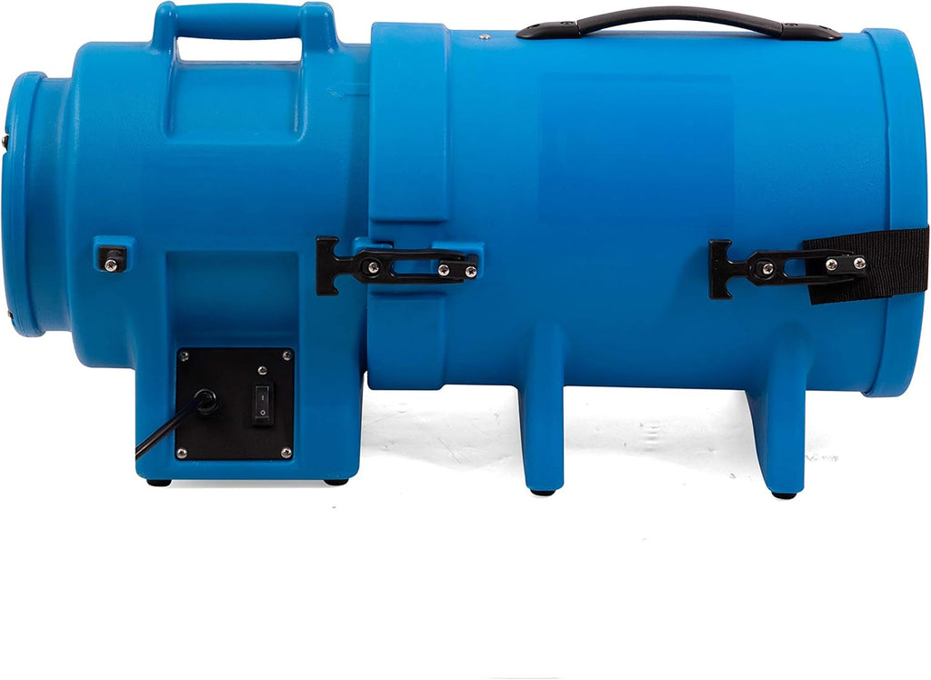 Plastic Compaxial Blower with 25' Ducting and Canister Assembly (8inch) T797