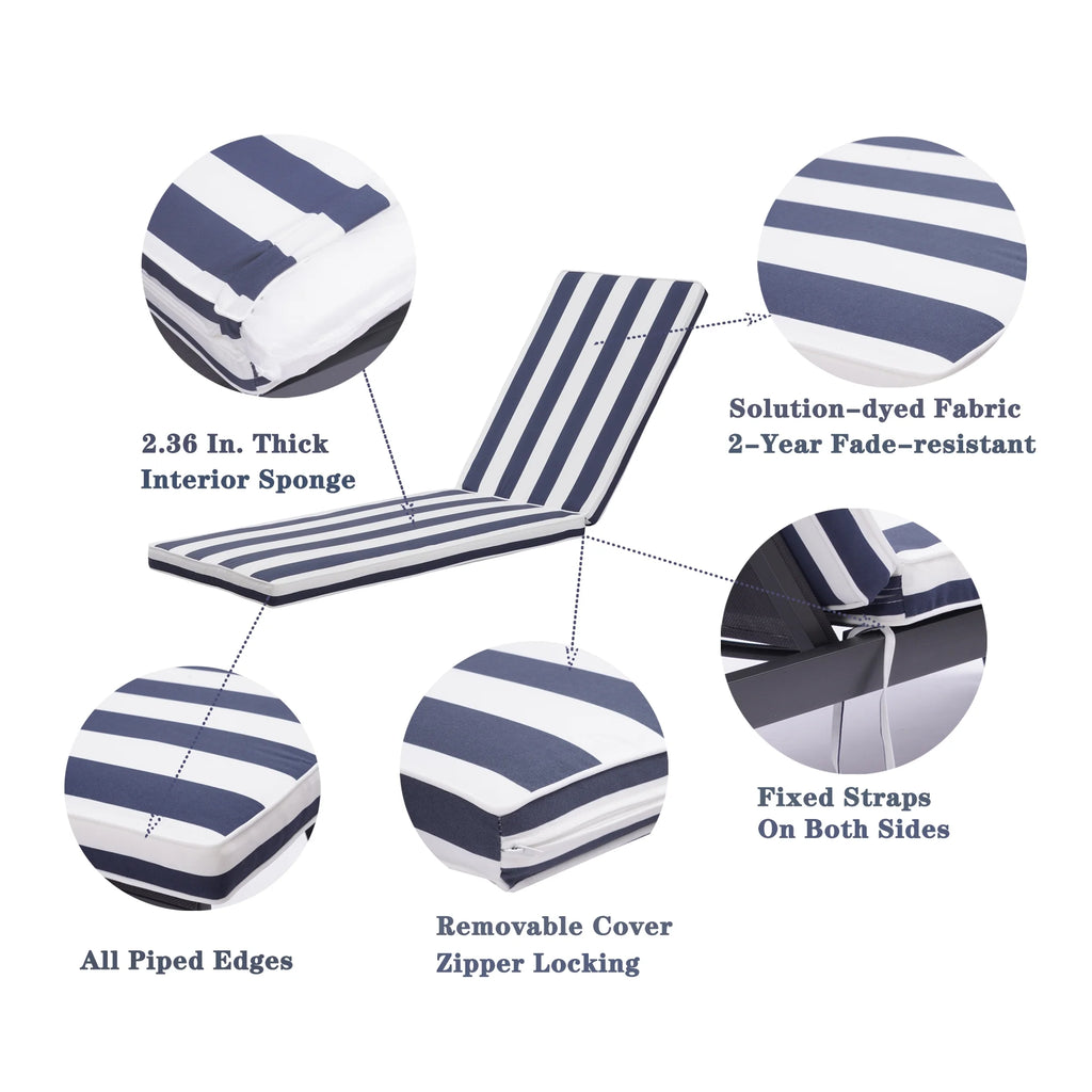 Outdoor Lounge Chair Cushion Replacement Seat Cushion X743998