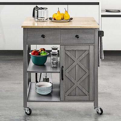 Gray Kitchen Cart L56529