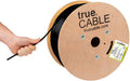 Cat6A Plenum Bulk Ethernet Cable, 1000ft, Green, 23AWG 4 Pair Solid Bare Copper, 750MHz, UTP O44716