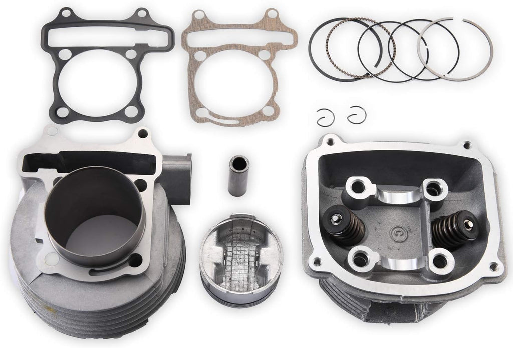 180cc 61mm Big Bore Cylinder Head Kit with 69mm Valves Pack of 2 E321