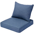 Back and Seat Cushion Set, 2-Piece Replacement Cushions for Deep Seating Patio Chair X352923