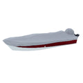 Grey Boat Cover for V-Hull Fishing Boats T803