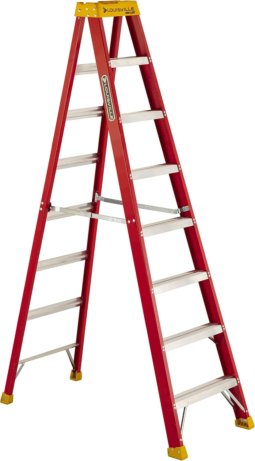 Fiberglass Stepladder, 300-Pound Capacity Y950104