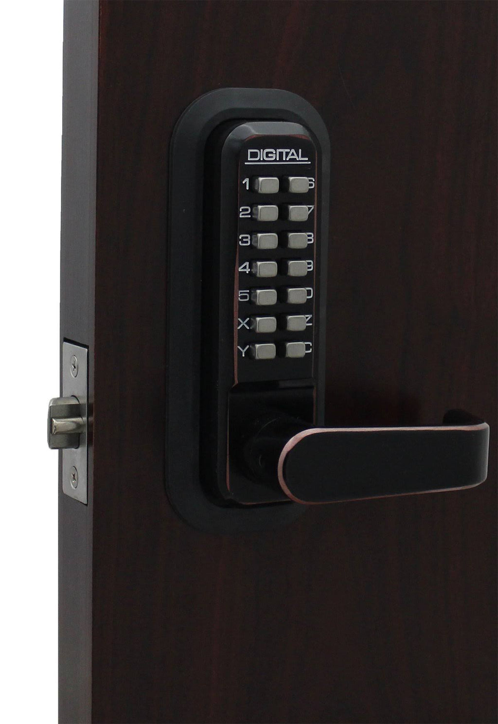 Oil Rubbed Bronze Mechanical Keyless Combination Lever O31641