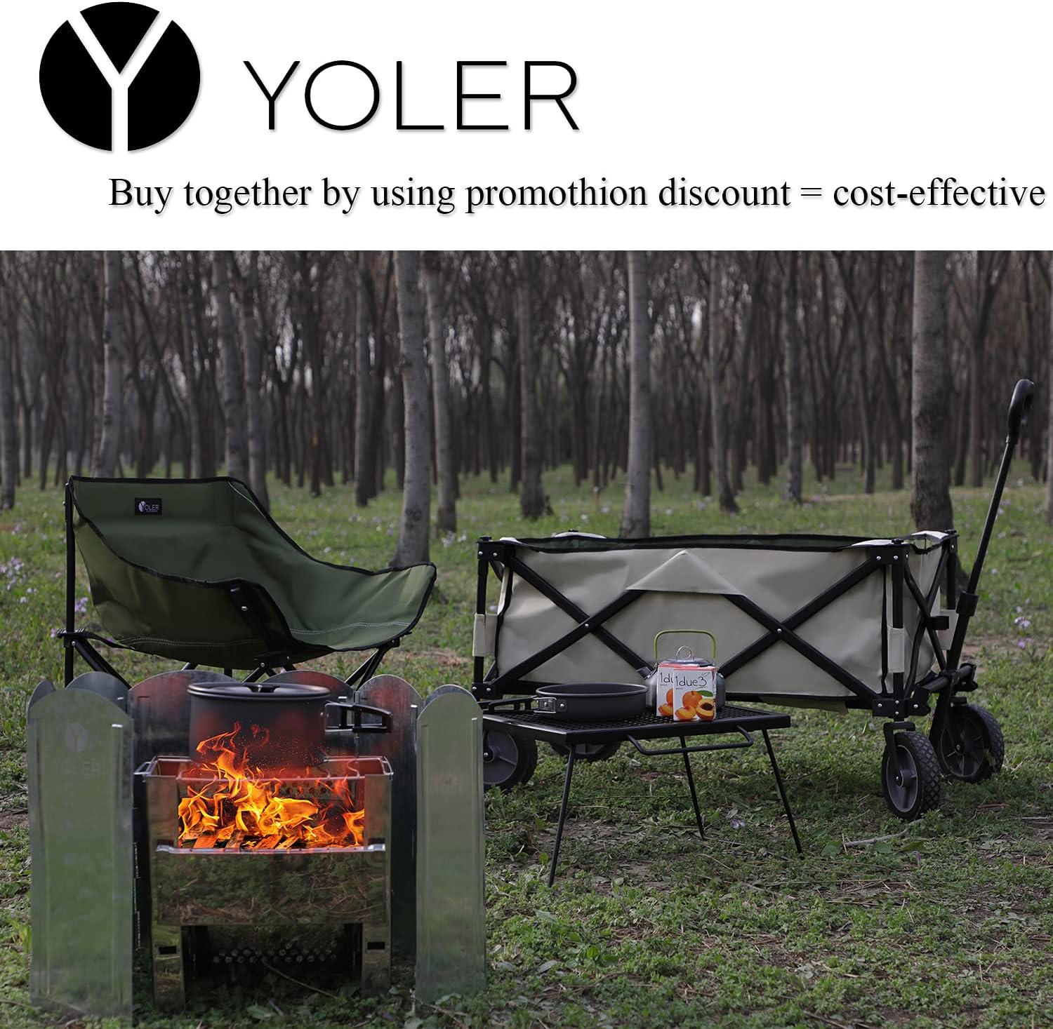 Folding Campfire Grill Heavy Duty Steel Grate O979