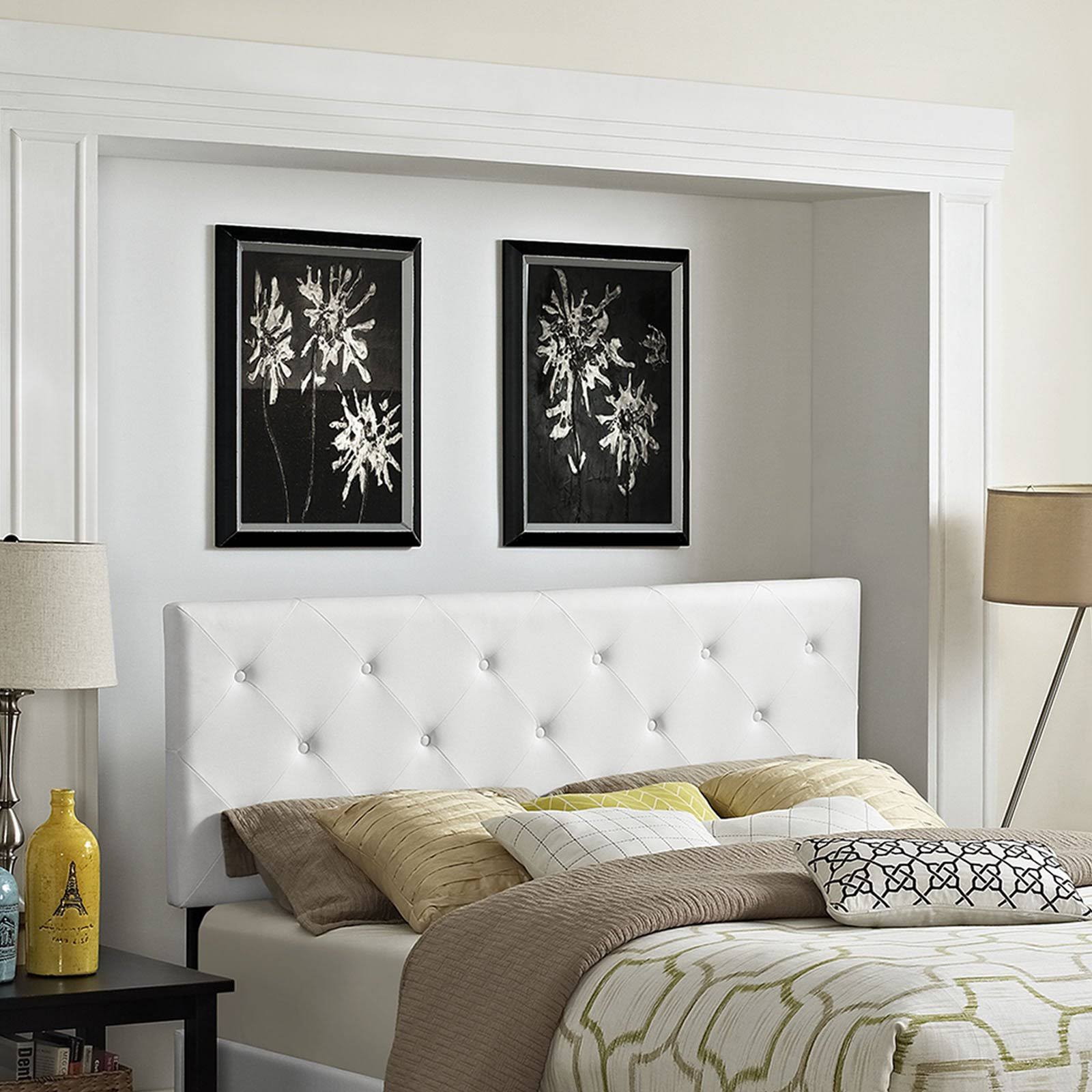 Black King Vinyl Headboard N31624
