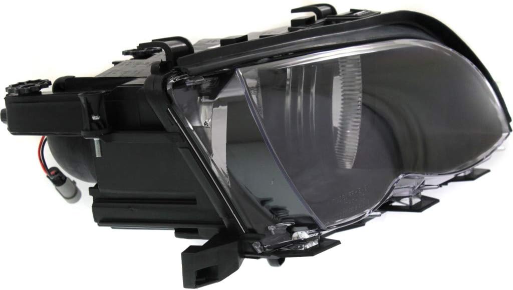 Passenger Side Halogen Headlight Assembly with Bulbs J430