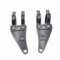 Black 35mm Turn Signal Clamps Headlight Mount Bracket Fork Ear Chopper Cafe Racer L194