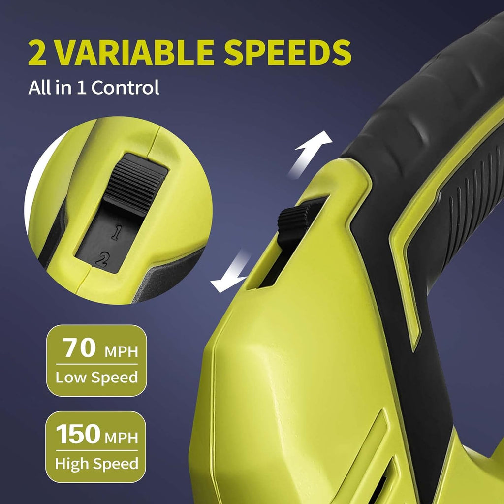320CFM 150MPH 20V Cordless Leaf Blower with 2 X 2.0 Battery & Charger G53276