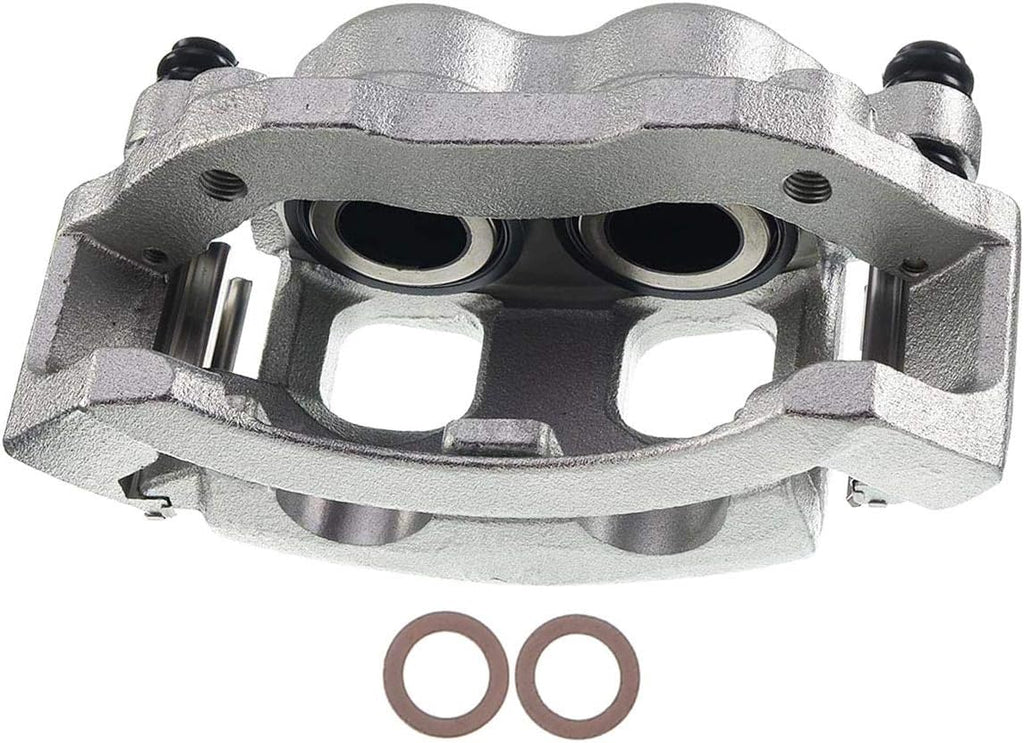 Disc Brake Caliper Assembly with Bracket Front Left Driver Side Pack of 2 R2569