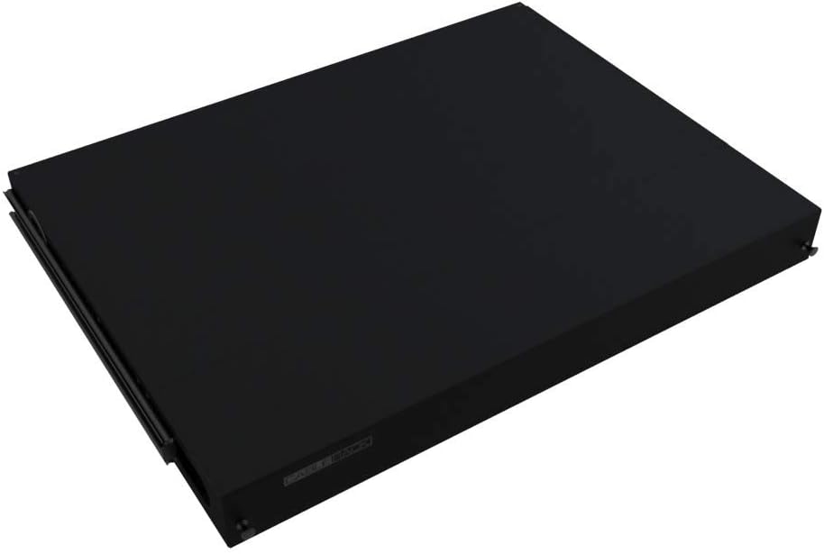 1U Telescoping Rackmount Fiber Enclosure 24-Core Black J299