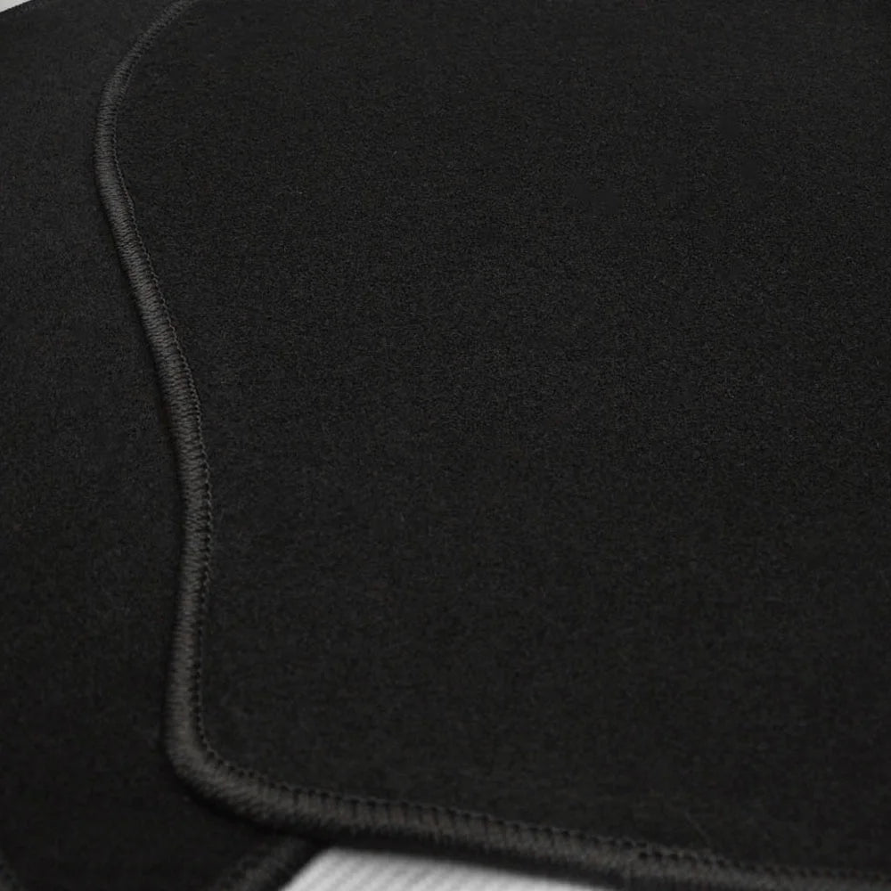 Black Nylon Carpet Car Floor Mats Front Rear 4pcs L69260