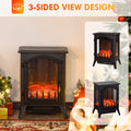 23" Electric Fireplace Heater, 750W/1500W, Black M473
