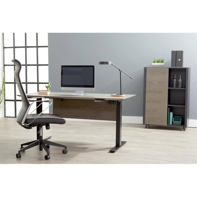 Grey Ash / Black Bookcase K799848