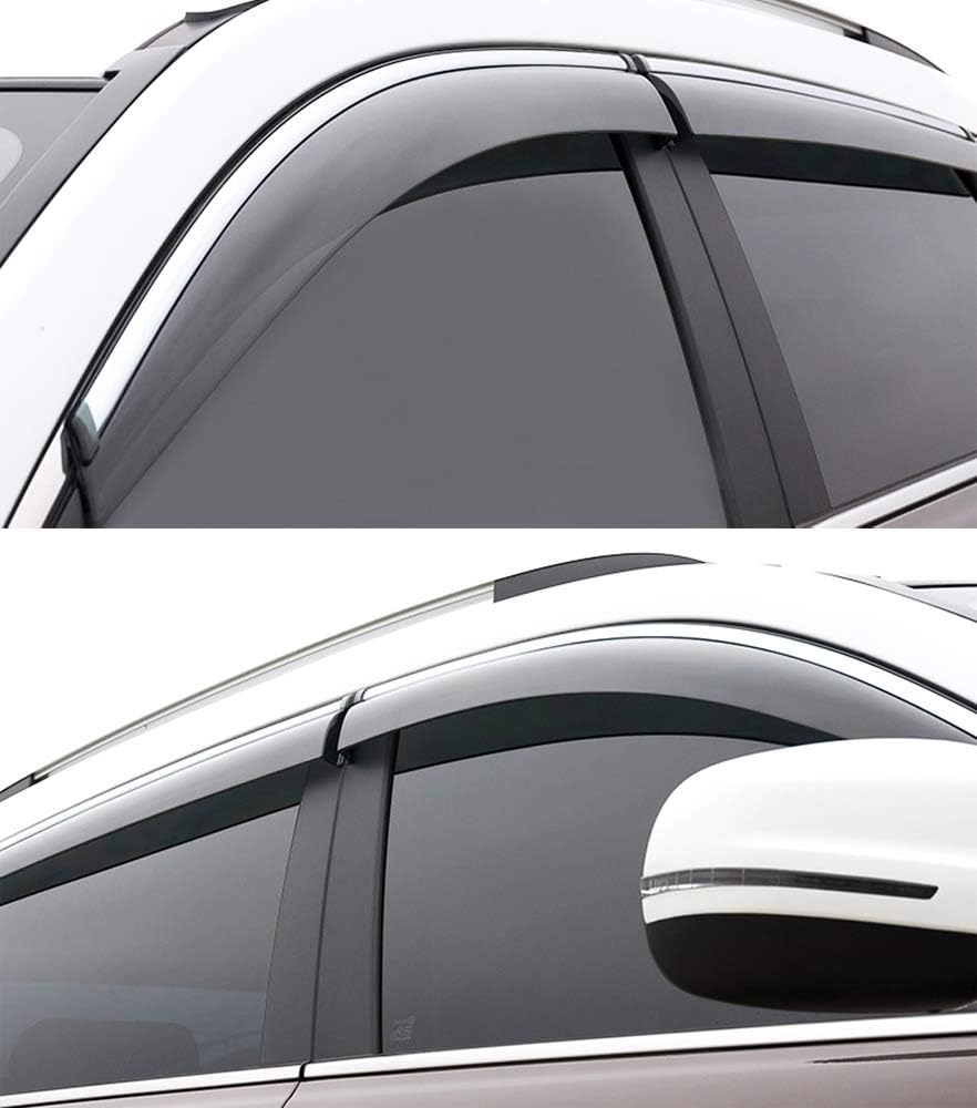 Car Window Visor Vent Shade Deflector Sun/Rain Guards H227