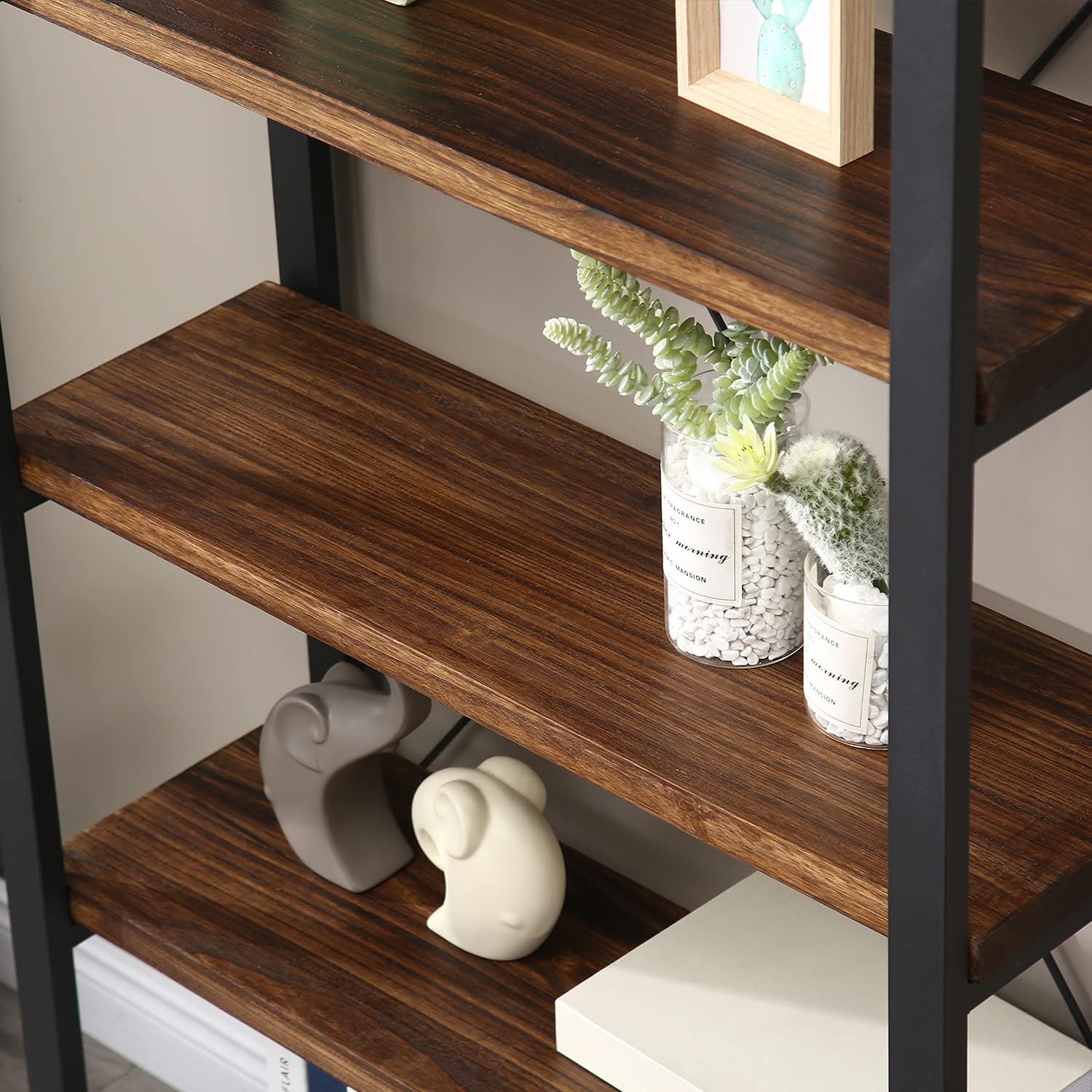5 Tier Solid Wood Bookshelf G895141
