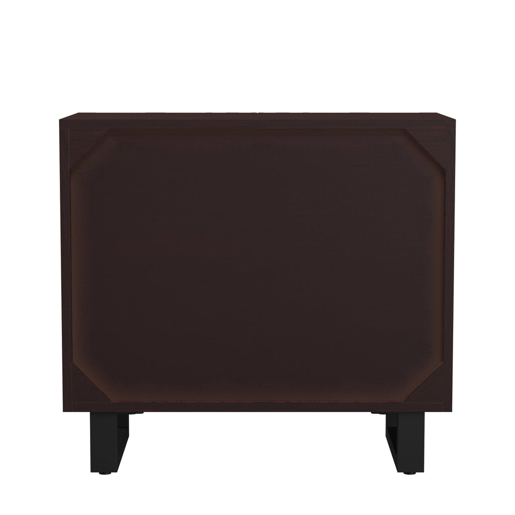 Dark Walnut Wood Sideboard V9326