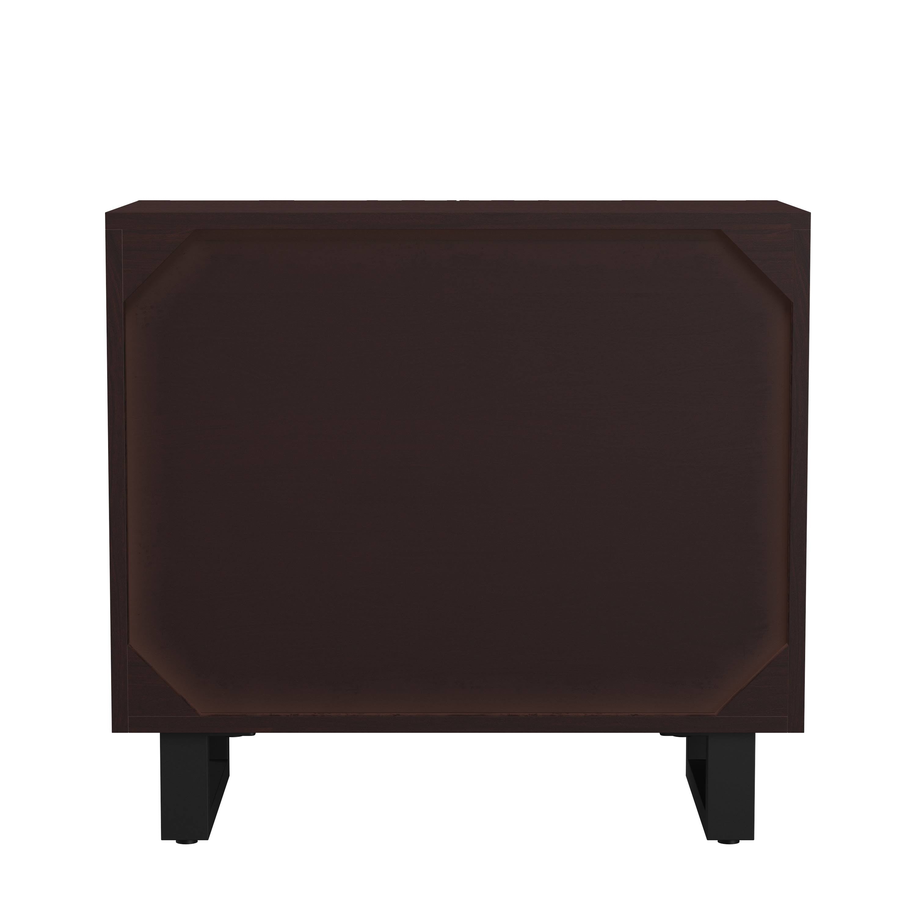 Dark Walnut Wood Sideboard V9326