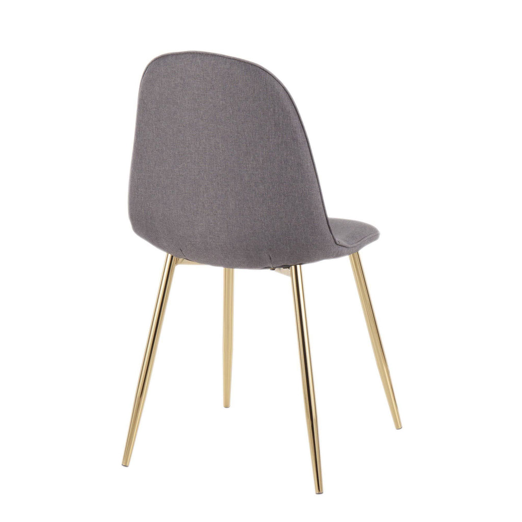 Cream Velvet Pebble Chair Set of 2 C529