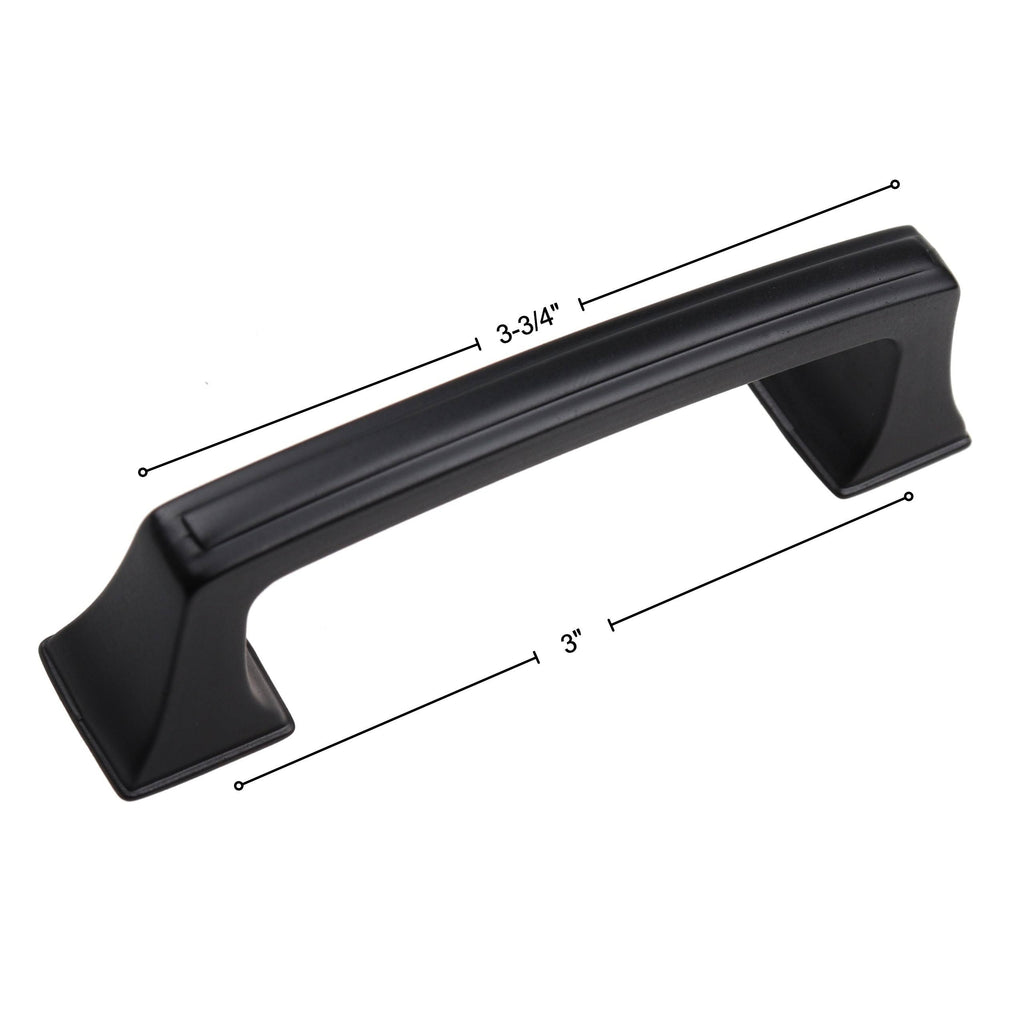 25-Pack 3-Inch Black Cabinet Pull L946921