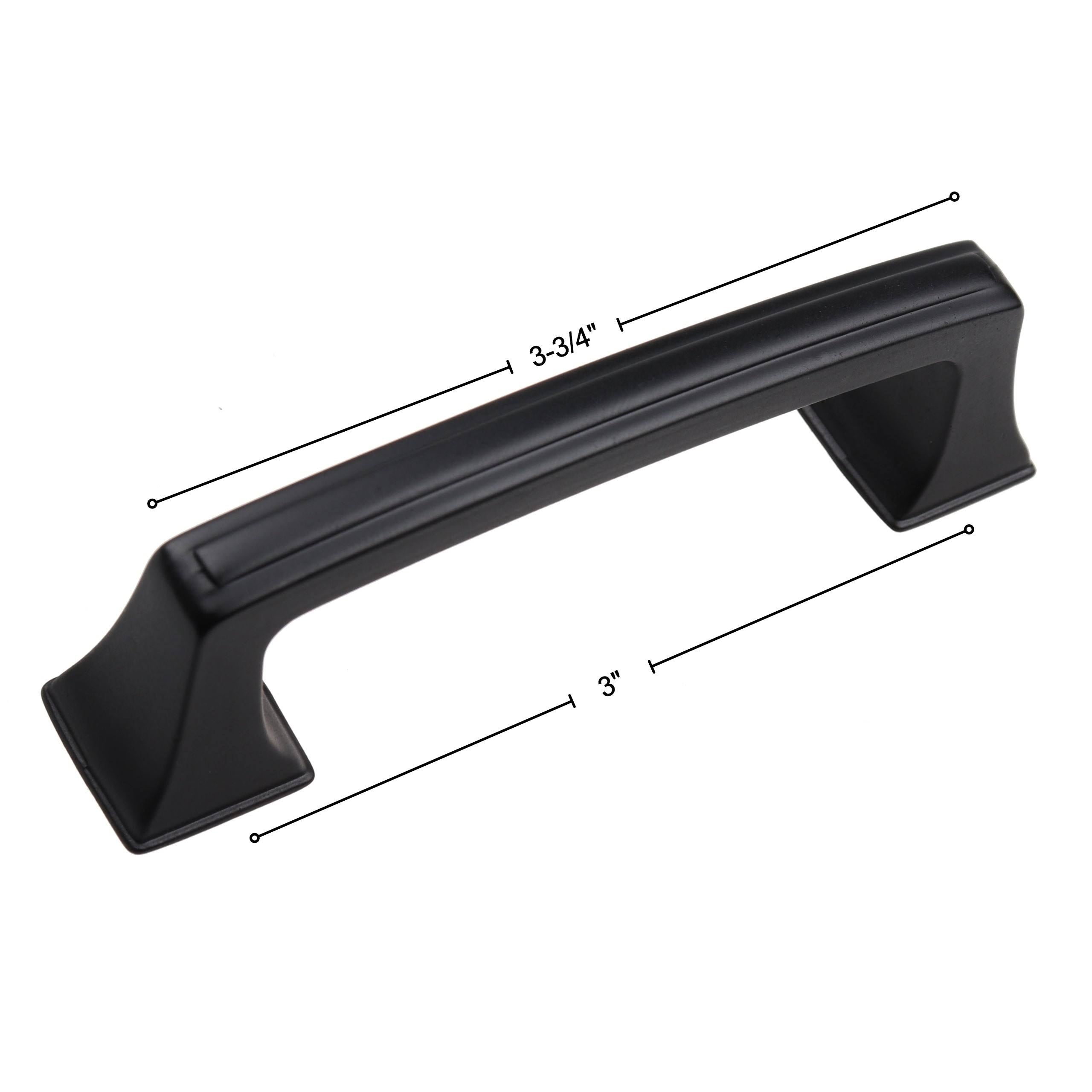 25-Pack 3-Inch Black Cabinet Pull L946921