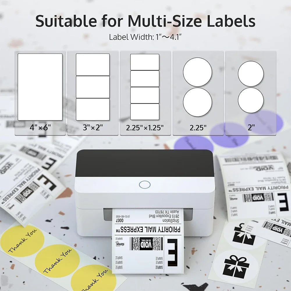 4x6 Bluetooth Thermal Label Printer Z5393