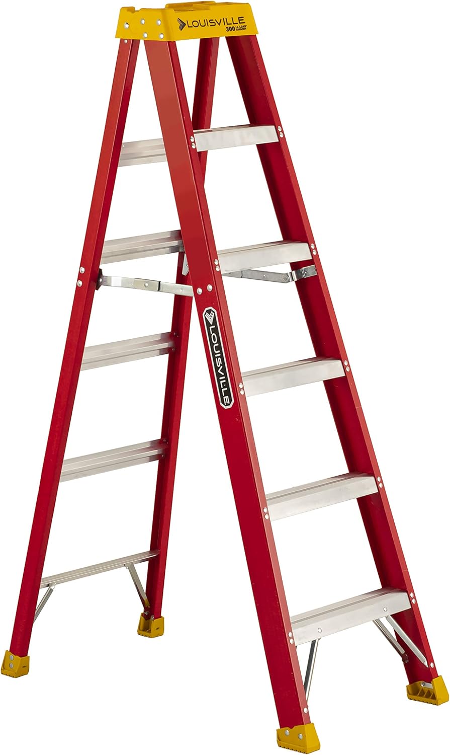 Fiberglass Stepladder, 300-Pound Capacity Y950104