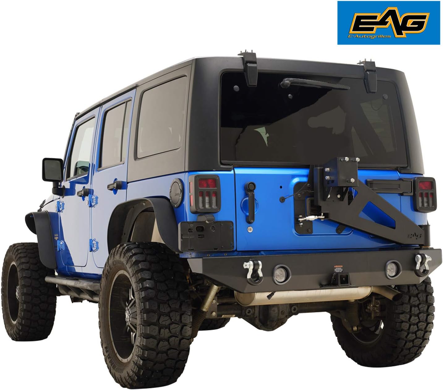 Rear LED Bumper with Tire Carrier B58955