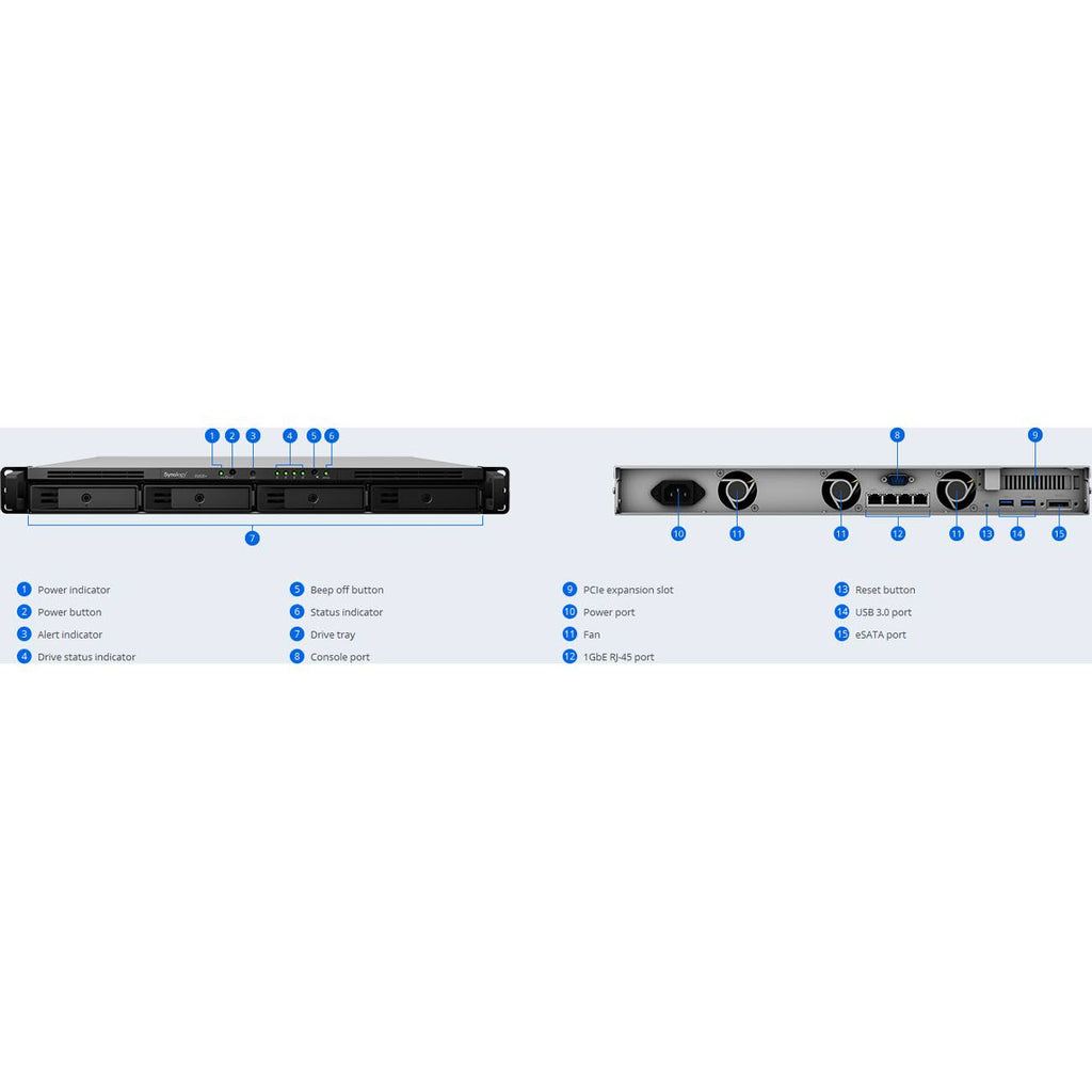 4-Bay Diskless NAS Server - SATA 6Gb/s I4909