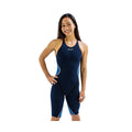 Blue 30 Open Back Kneeskin Technical Swimsuit W985031