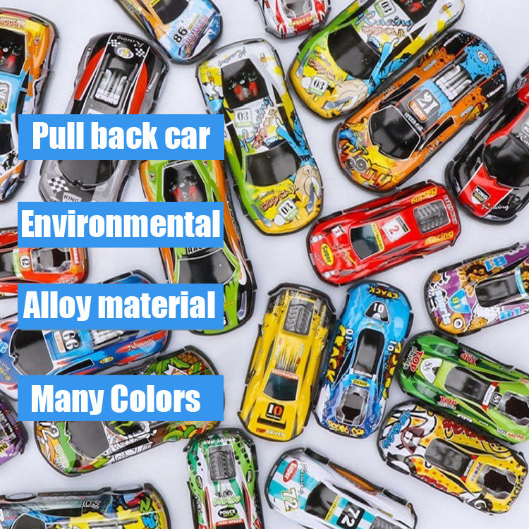 30Pcs Pull Back Toy Cars, Mini Die-Cast Race Cars Vehicles Bulk R828940